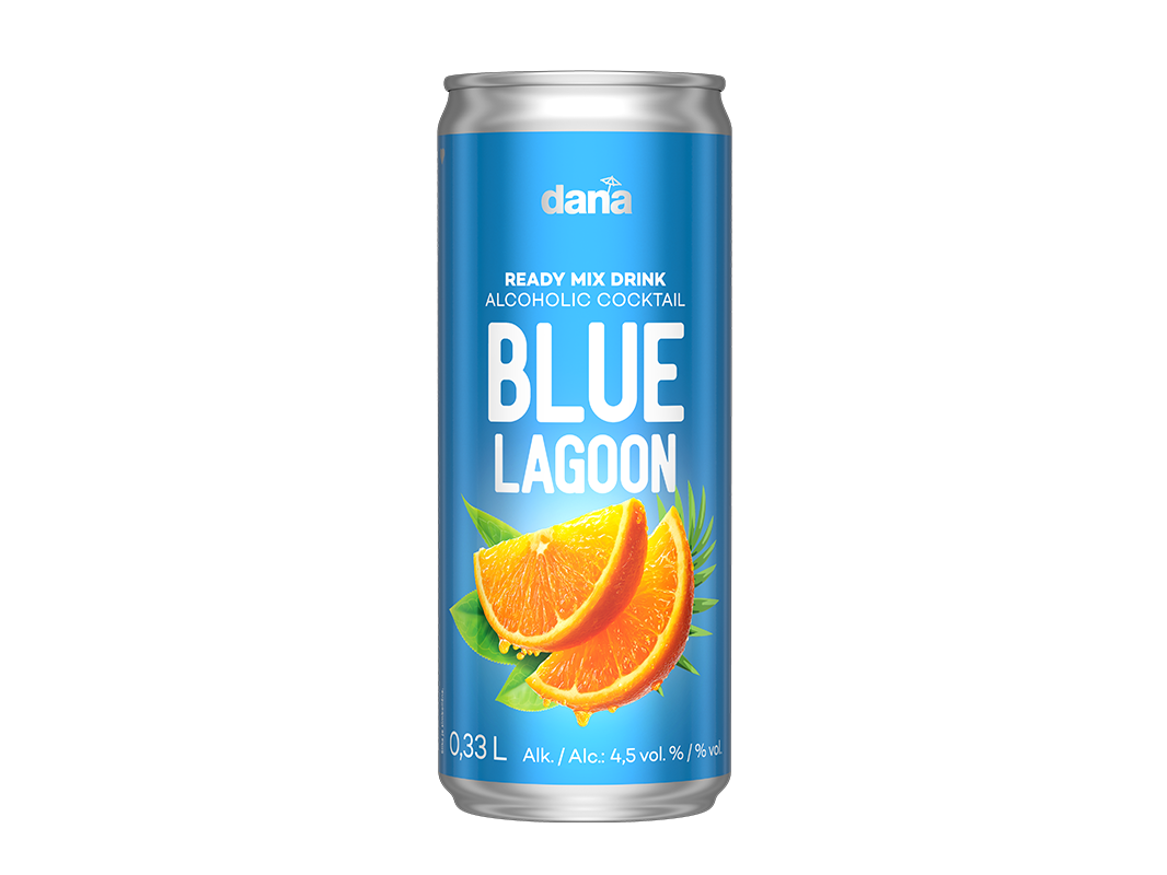 Dana Cocktail Blue Lagoon Pločevinka 0,33L