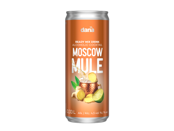Dana Cocktail Moscow Mule Pločevinka 0,33L Dana Cocktail Moscow Mule Pločevinka 0,33L