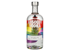 VODKA ABSOLUT PRIDE RAINBOW LIMITED EDITION