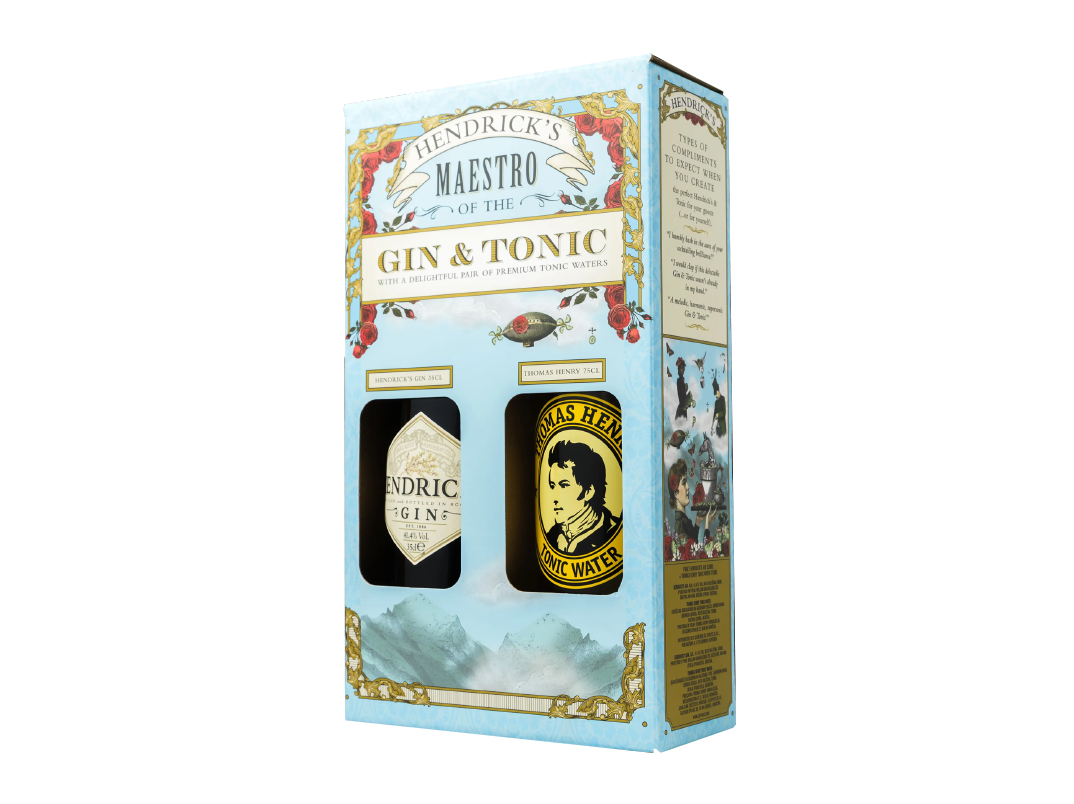 GIN HENDRICK’S+ TONIC THOMAS HENRY