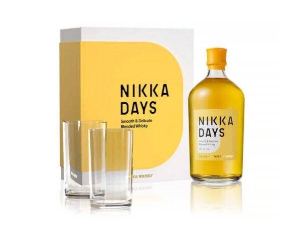 JAPONSKI WHISKY NIKKA DAYS + 2X KOZAREC