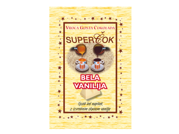 VROČA ČOKOLADA BELA VANILIJA SUPERČOK VROČA ČOKOLADA BELA VANILIJA SUPERČOK