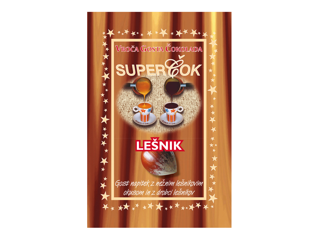 VROČA ČOKOLADA LEŠNIK SUPERČOK